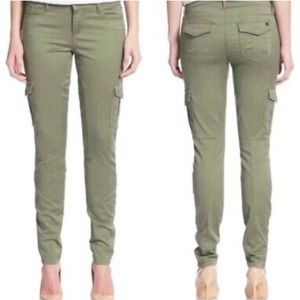 JOES skinny green army like stretch jeans